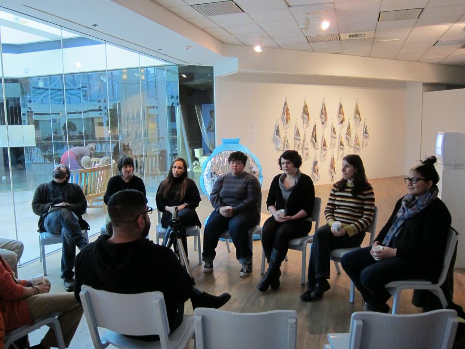 picture of the artist talk